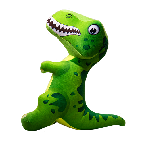 Green Dinosaur Happy Tails